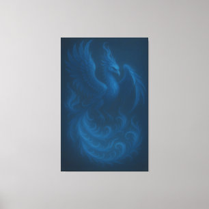 Blue Moon Phoenix · Fine Art Canvas Print