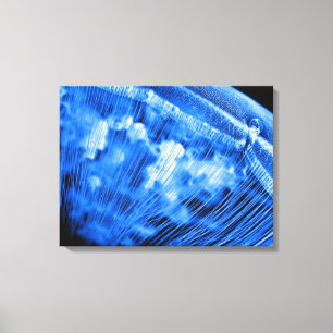 Blue Moon Rising Canvas Print
