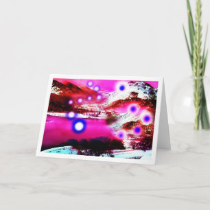 Blue moon spirits holiday card