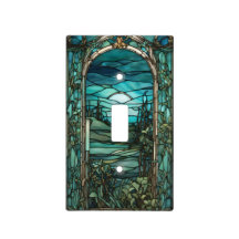 Blue Moon Stained Glass Single Toggle
