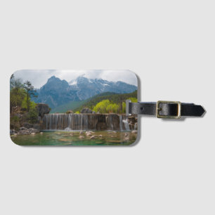 Blue Moon Valley Jade Dragon Snow Mountain Luggage Tag