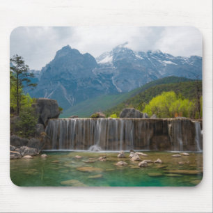 Blue Moon Valley   Jade Dragon Snow Mountain Mouse Mat