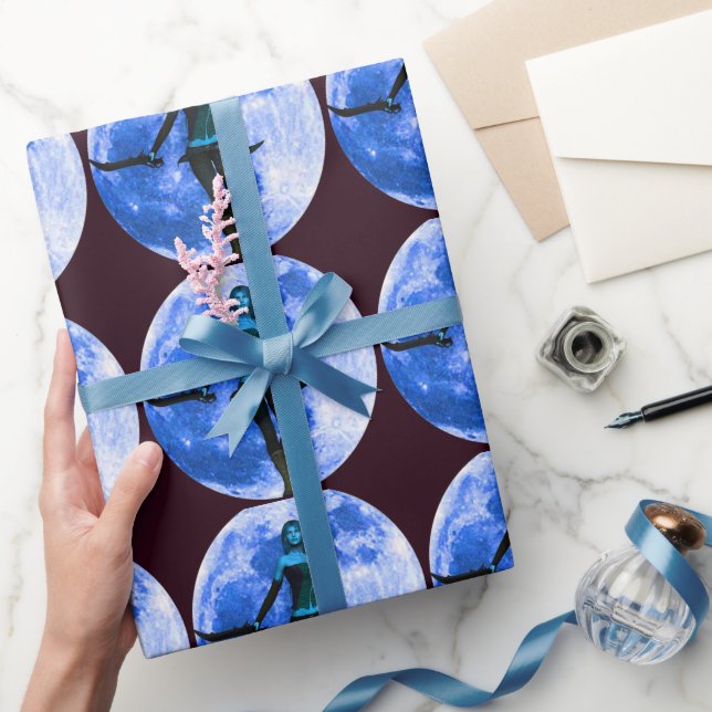 Blue Moon Warrior Wrapping Paper (Gifting)