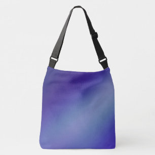 Blue moonlight ombre effect crossbody bag