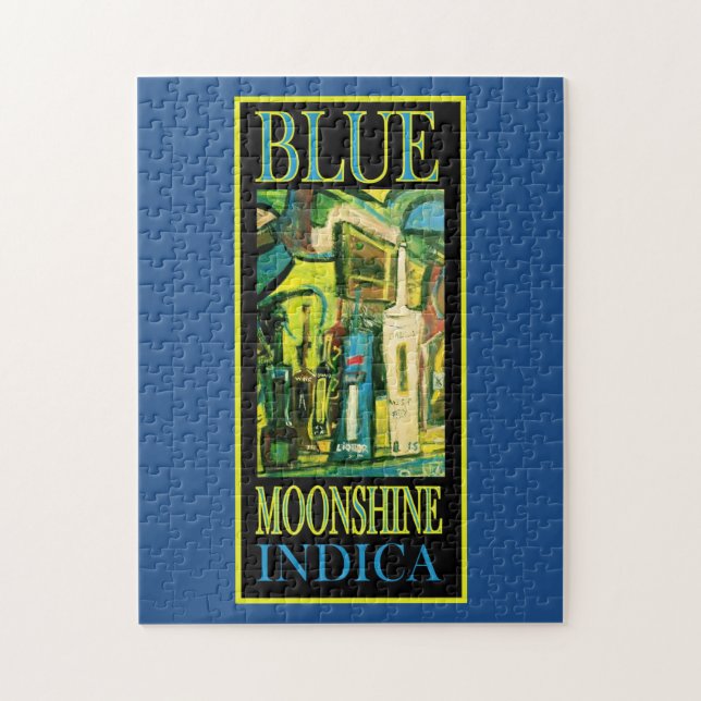 BLUE MOONSHINE INDICA JIGSAW PUZZLE (Vertical)
