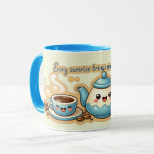 Blue Morning Harmony Sunrise Inspiration Mug Wra