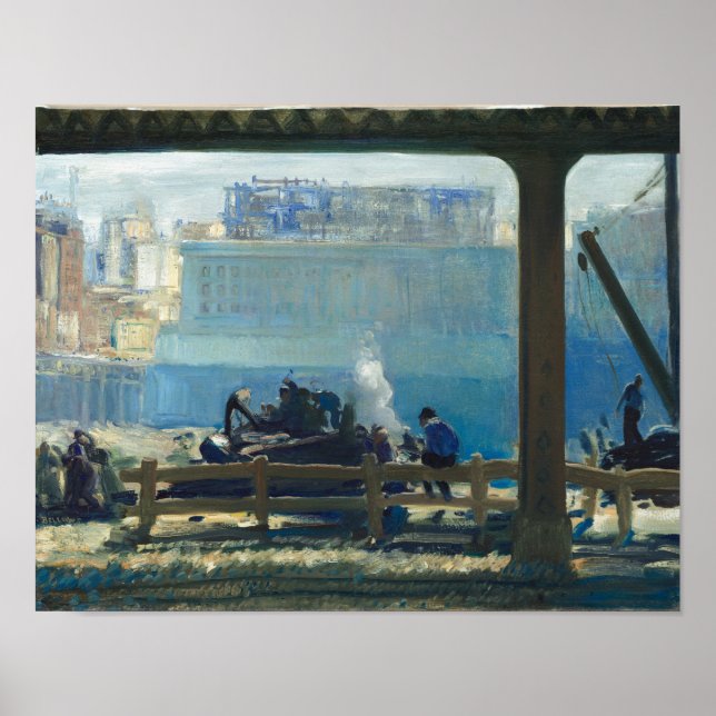 Blue Morning Poster (Front)