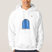 Blue Moroccan Door – Cosy Hoodie