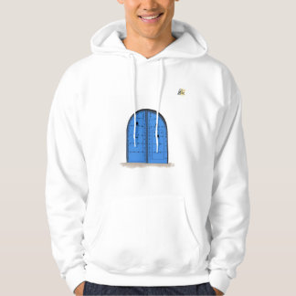 Blue Moroccan Door – Cosy Hoodie