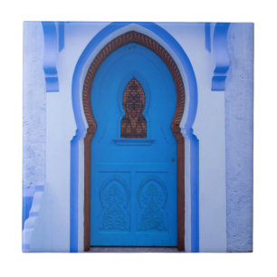 Blue Moroccan Door Tile