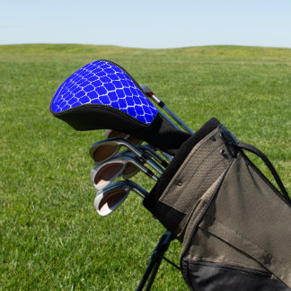 Blue Moroccan Pattern Design Golf Head Cover