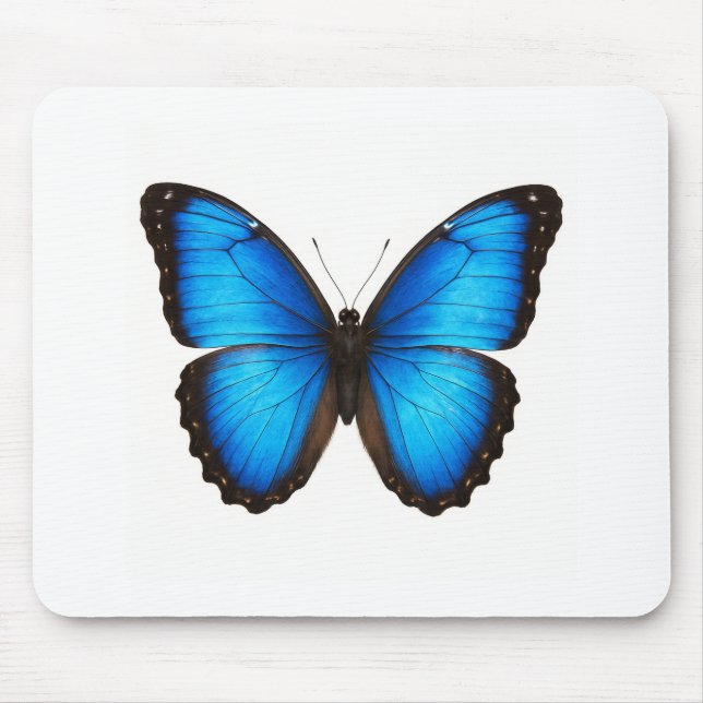 Blue Morpho Brilliance Mouse Mat (Front)