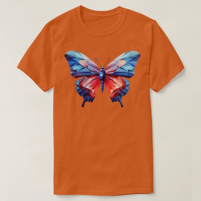 Blue Morpho Butterfly 15 T-Shirt (Design Front)