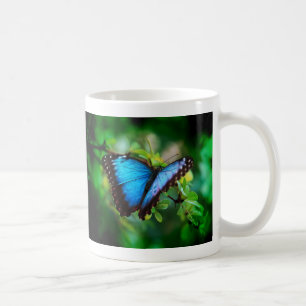 Blue Morpho Butterfly Coffee Mug