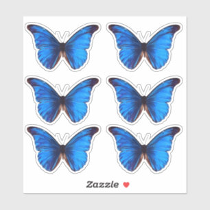 Blue Morpho Butterfly Custom Cut Vinyl