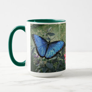 Blue Morpho Butterfly  Mug