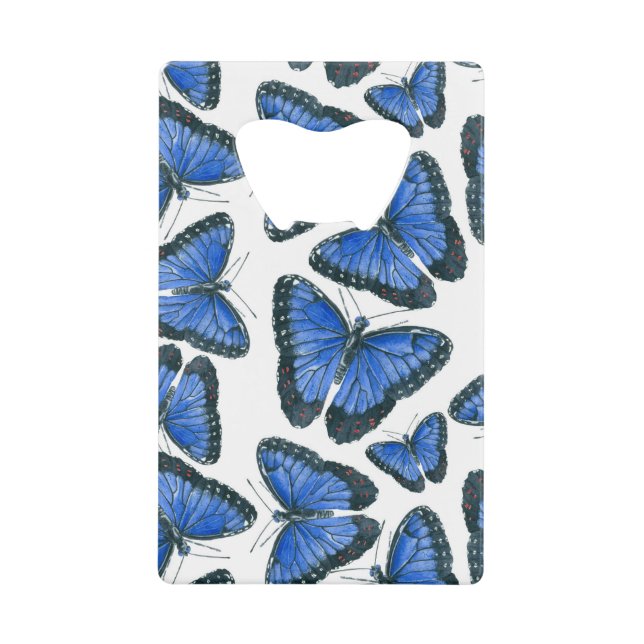 Blue morpho butterfly pattern design (Front)