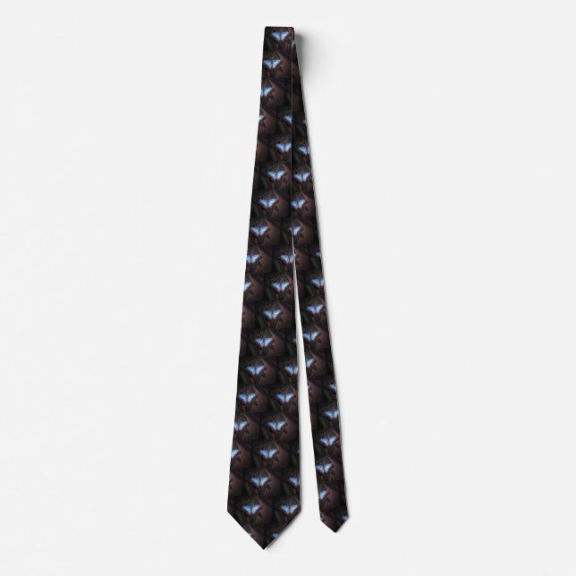 Blue Morpho Butterfly Tie (Front)