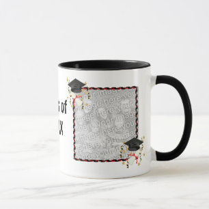 Blue Mortar and Diploma Graduation Mug