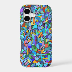 Blue Mosaic Decorative Pattern