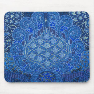 Blue Mosaic Detail, Germany Mouse Mat