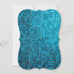 Blue mosaic pattern