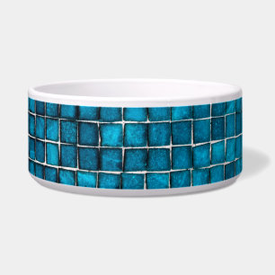 Blue mosaic pattern