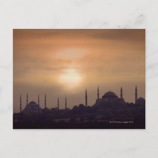 Blue Mosque and Hagia Sophia Turkey, Istanbul Postcard