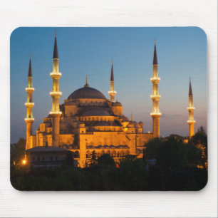 Blue Mosque at twilight Mousepad