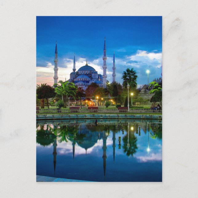 Blue Mosque in Istanbul Postcard (Front)