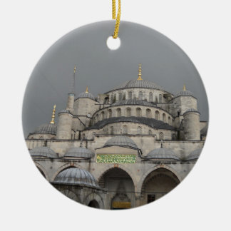 Blue Mosque in Istanbul, Turkey Ceramic Tree Decoration