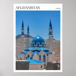 Blue Mosque in Paktia Poster