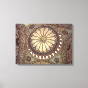 Blue Mosque Interior Istanbul, Turkey Canvas Print