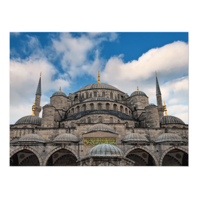Blue mosque Istanbul Photo Print (Front)