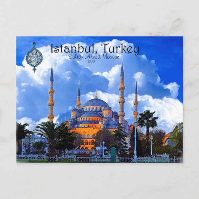 Blue Mosque- Istanbul Postcard (Front)