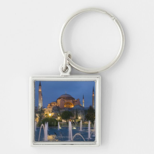 Blue mosque, Istanbul, Turkey Key Ring (Front)