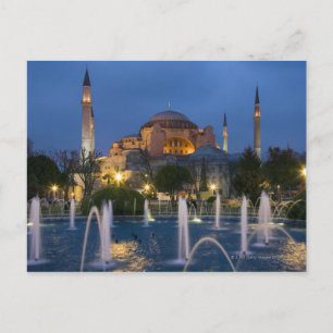 Blue mosque, Istanbul, Turkey Postcard