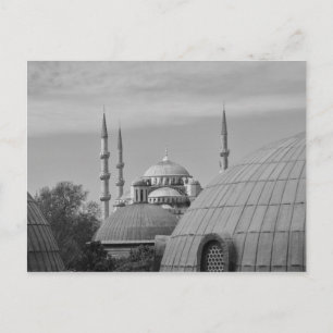 Blue Mosque, Istanbul, Turkey Postcard