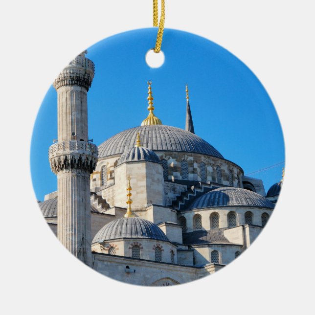 Blue Mosque Ornament (Front)