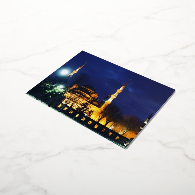 Blue Mosque Postcard (Rotated)