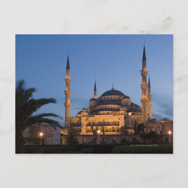 Blue Mosque, Sultanhamet Area, Istanbul, Turkey Postcard (Front)