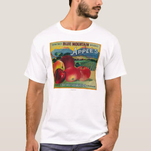Blue Mountain Apple Crate LabelCove, OR T-Shirt