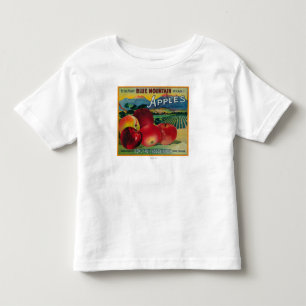 Blue Mountain Apple Crate LabelCove, OR Toddler T-Shirt
