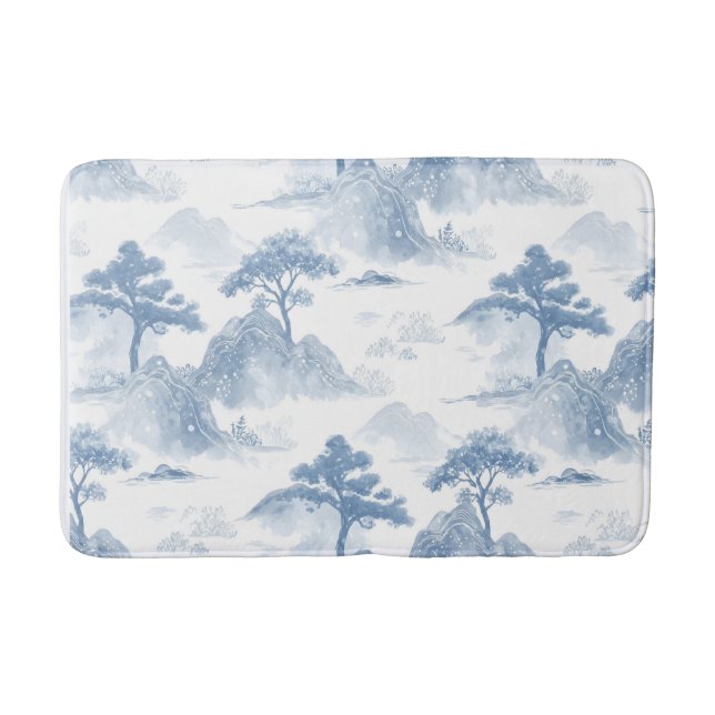 Blue mountain bathroom rug  (Front)