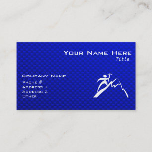 Blue Mountain Climbing Business Card
