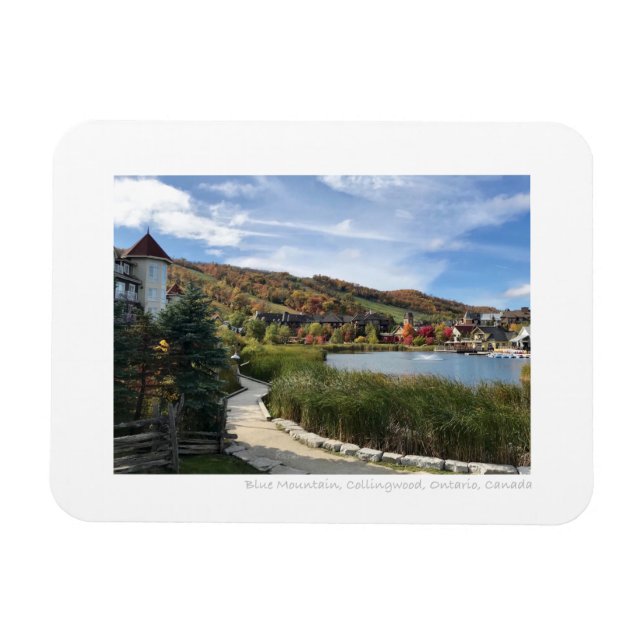 Blue Mountain Collingwood Ontario Photo Magnet (Horizontal)