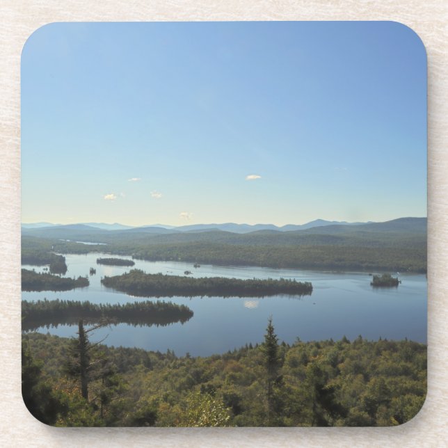 Blue Mountain Lake Cork Coaster (Front)