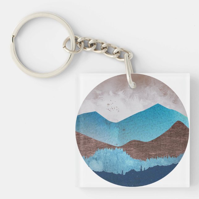 Blue Mountain Peaks Key Ring (Front)