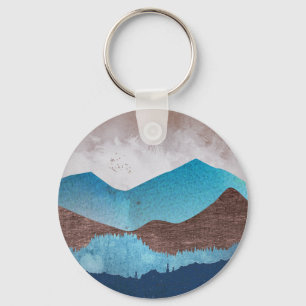 Blue Mountain Peaks Key Ring