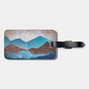 Blue Mountain Peaks Luggage Tag